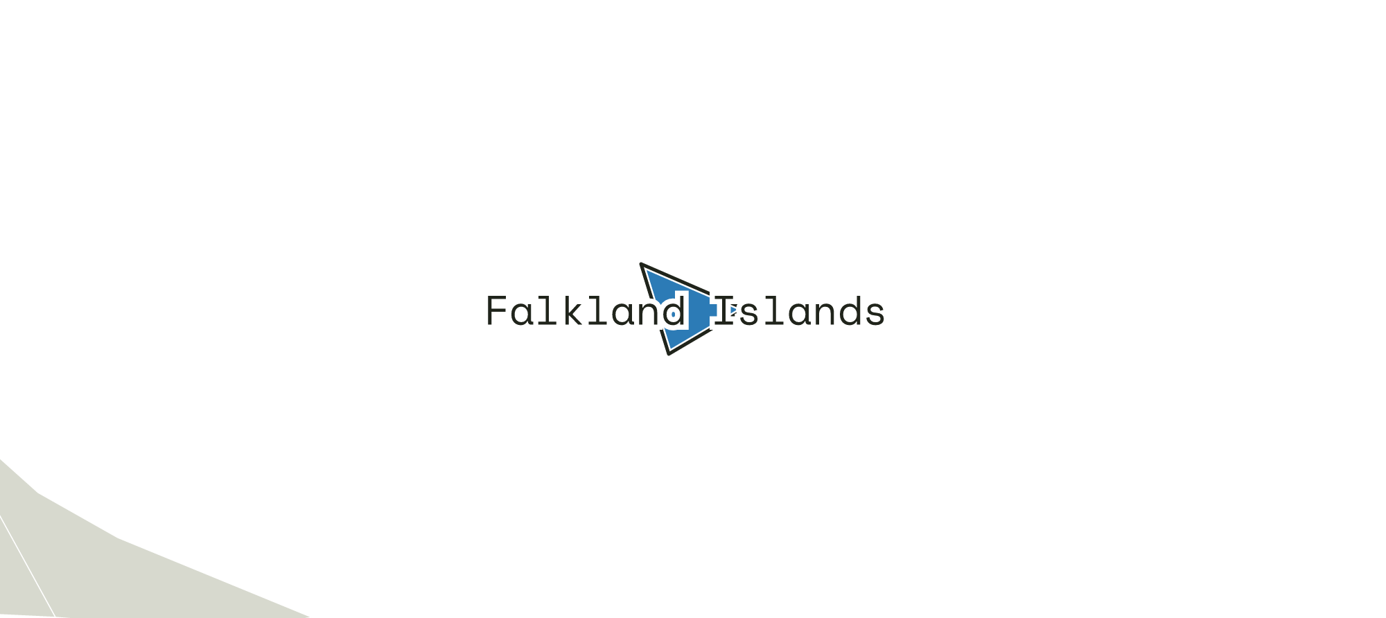 Close-up map of the Falkland Islands and the area around it