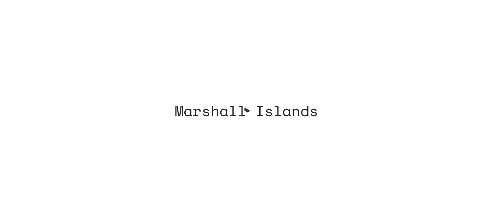 Close-up map of the Marshall Islands and the area around it