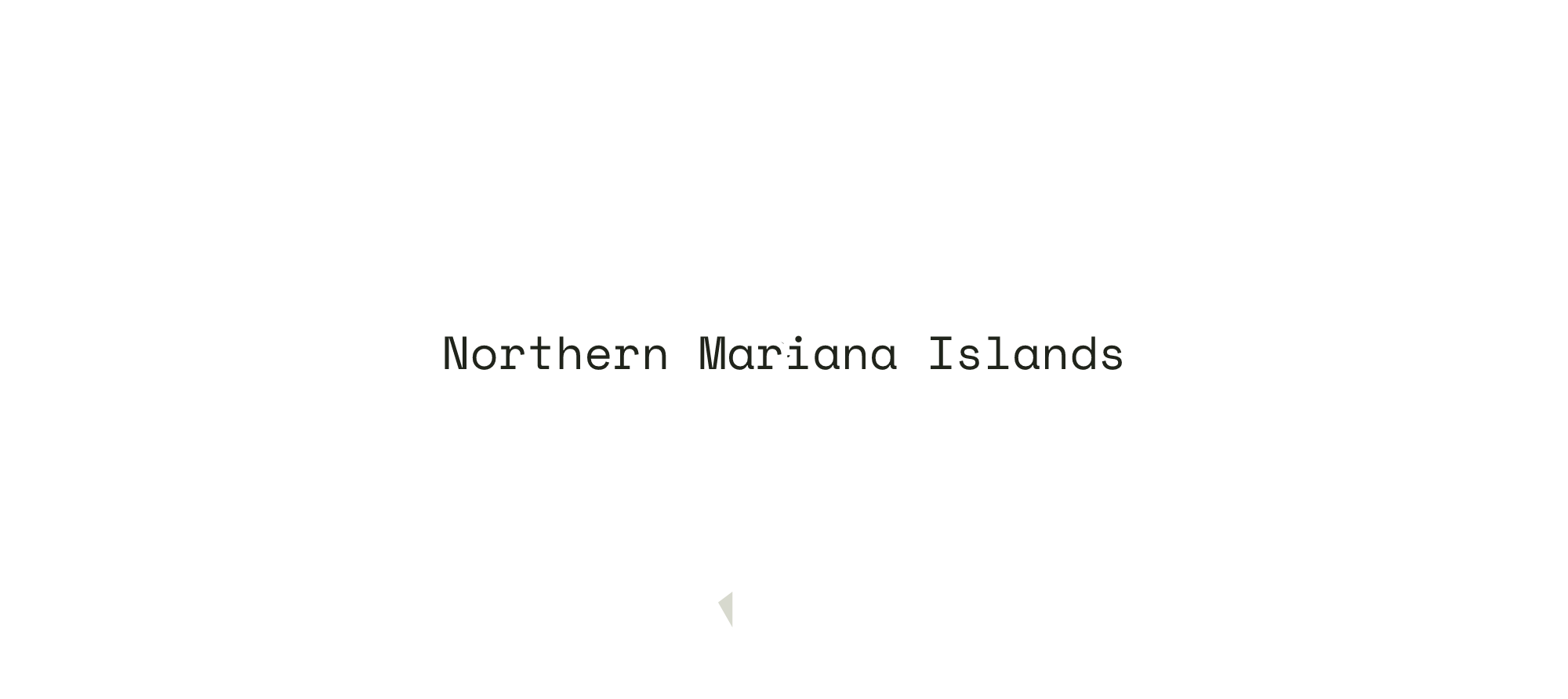 Close-up map of the Northern Mariana Islands and the area around it